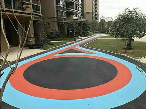 南充彩色路面地坪